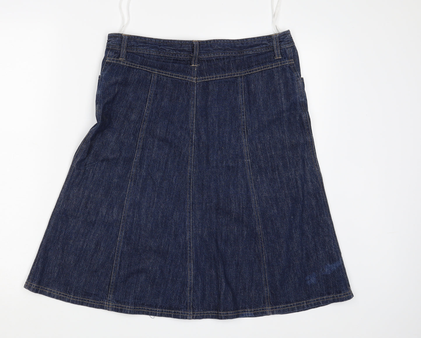 Papaya Womens Blue   A-Line Skirt Size 10