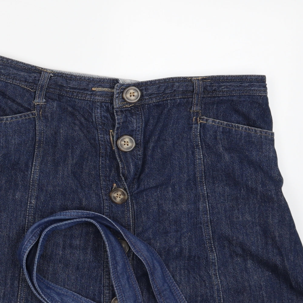 Papaya Womens Blue   A-Line Skirt Size 10