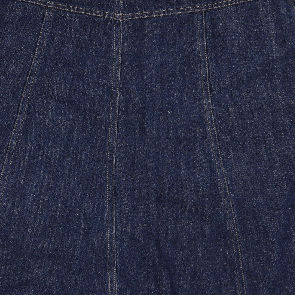 Papaya Womens Blue   A-Line Skirt Size 10