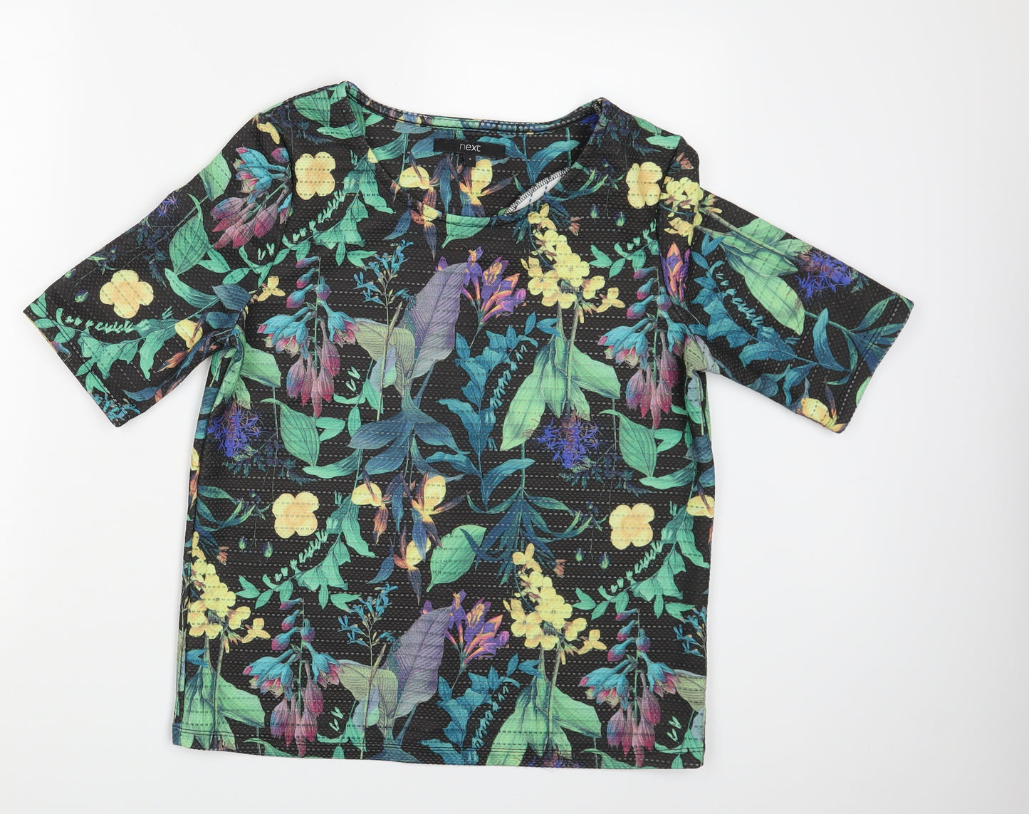 NEXT Womens Multicoloured Floral  Basic T-Shirt Size 8