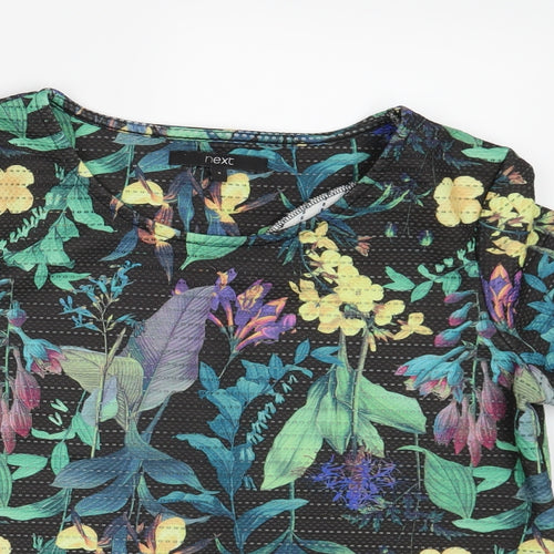 NEXT Womens Multicoloured Floral  Basic T-Shirt Size 8
