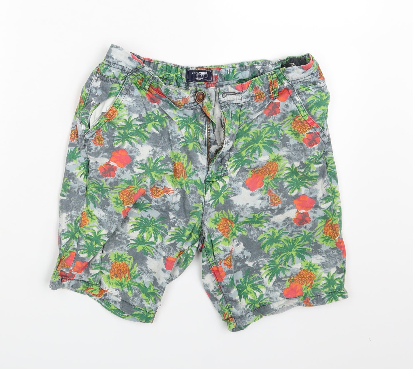 NEXT Boys Multicoloured Floral  Cargo Shorts Size 13 Years