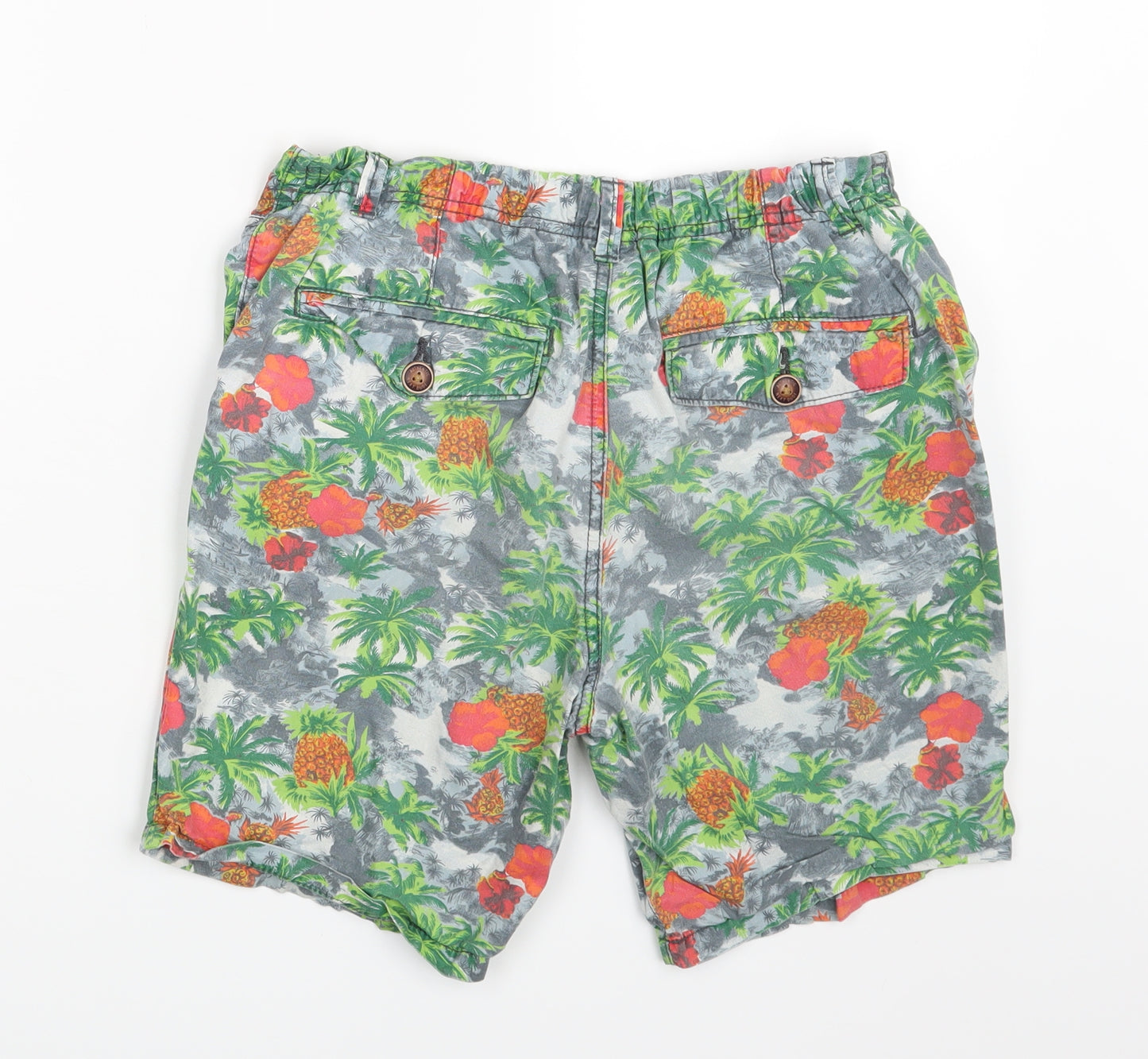 NEXT Boys Multicoloured Floral  Cargo Shorts Size 13 Years