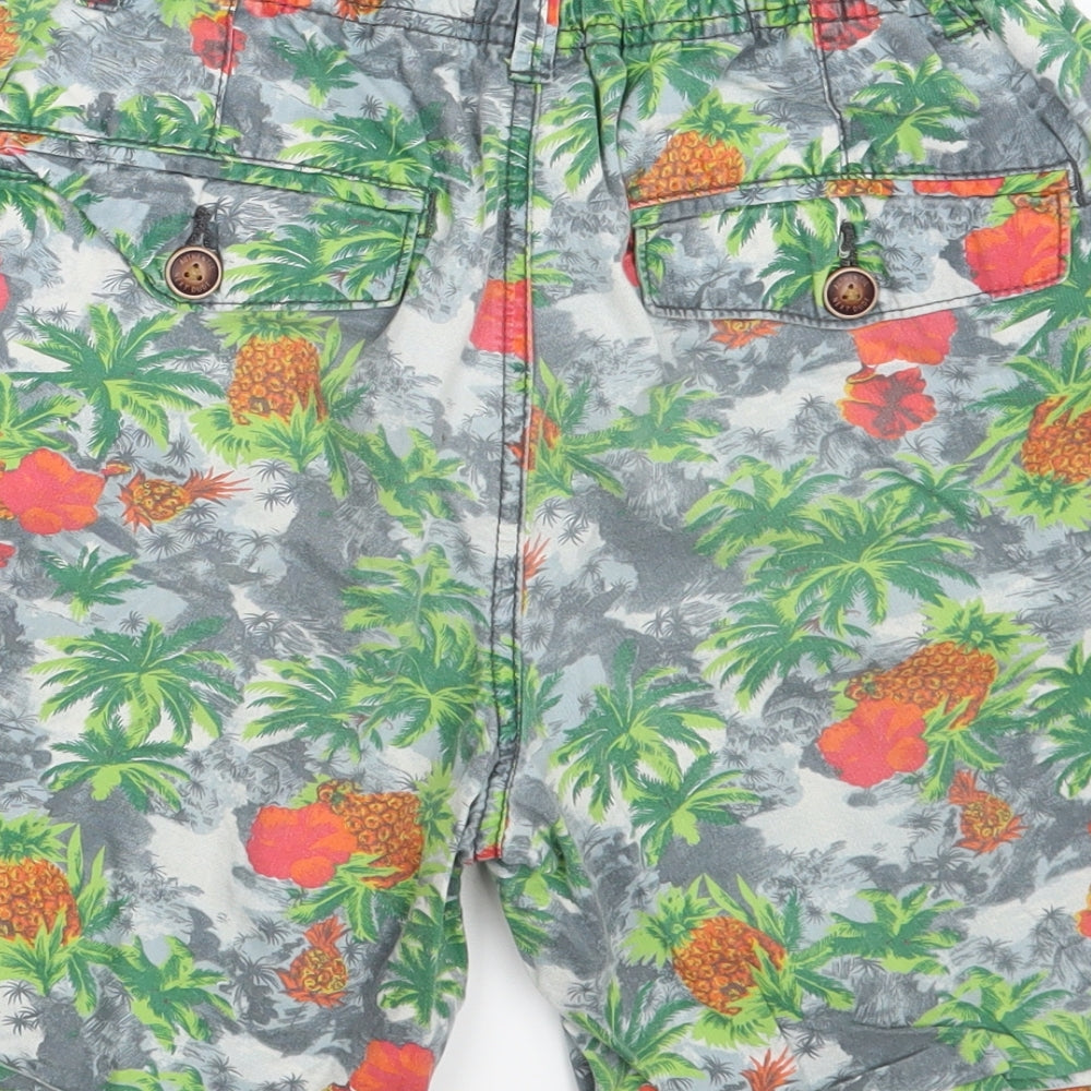 NEXT Boys Multicoloured Floral  Cargo Shorts Size 13 Years