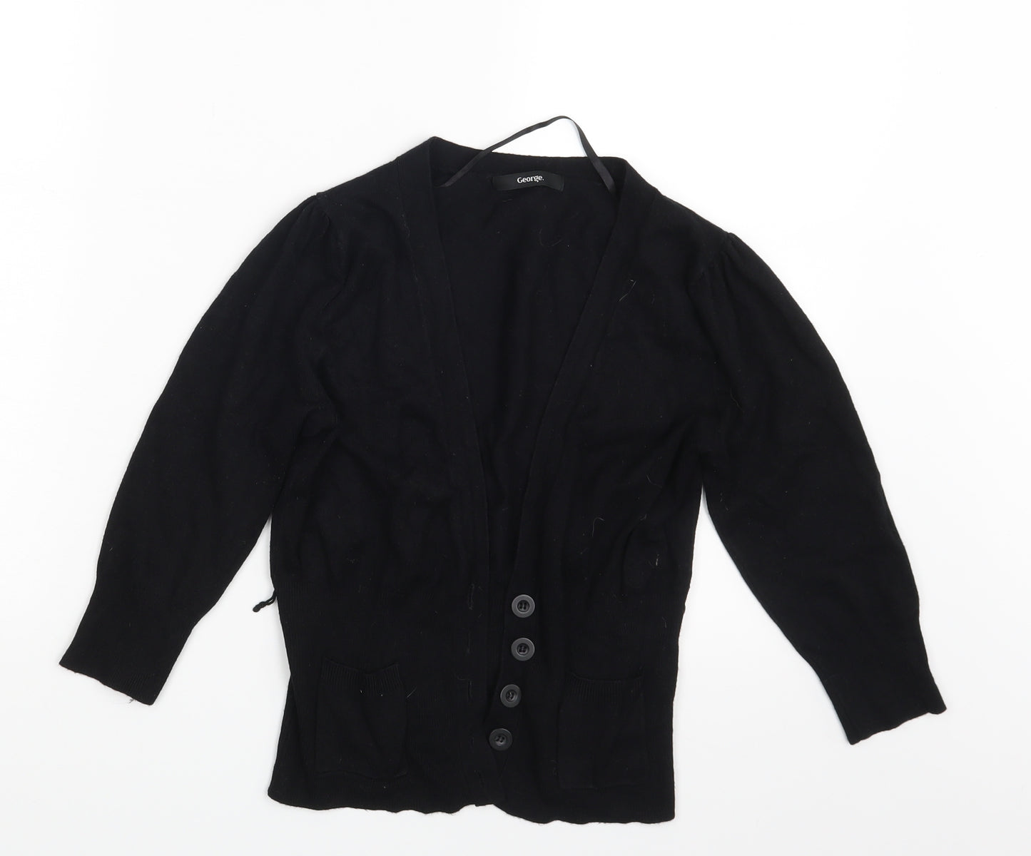 George Womens Black   Cardigan Jumper Size 8