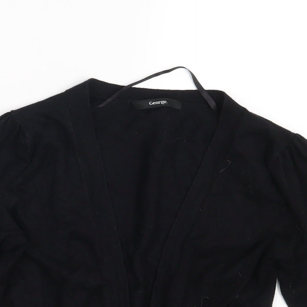 George Womens Black   Cardigan Jumper Size 8