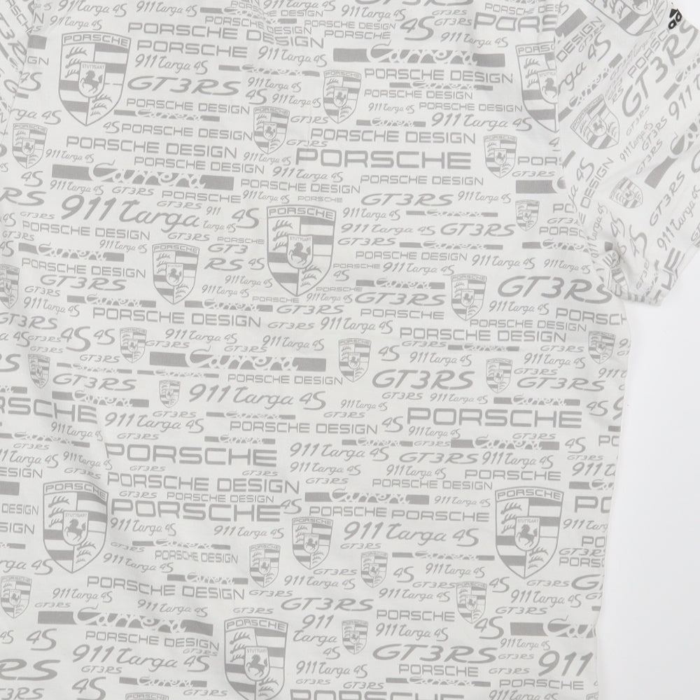 Porsche Design Mens White    Polo Size S
