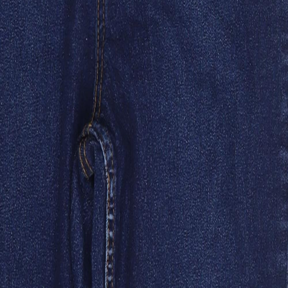 New Look Womens Blue  Denim Skinny Jeans Size 14 L25 in