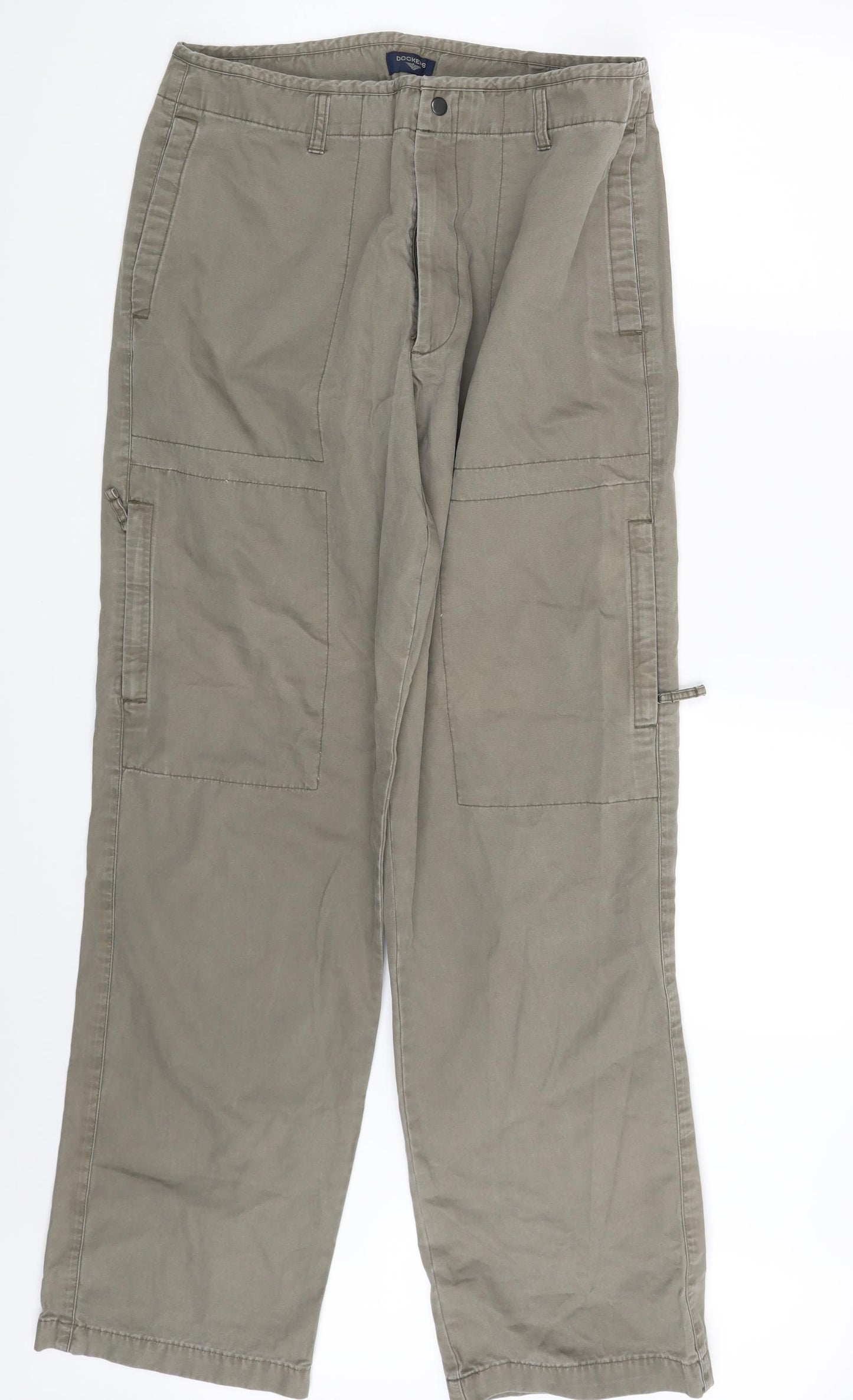 DOCKERS Mens Beige   Trousers  Size 34 in L34 in