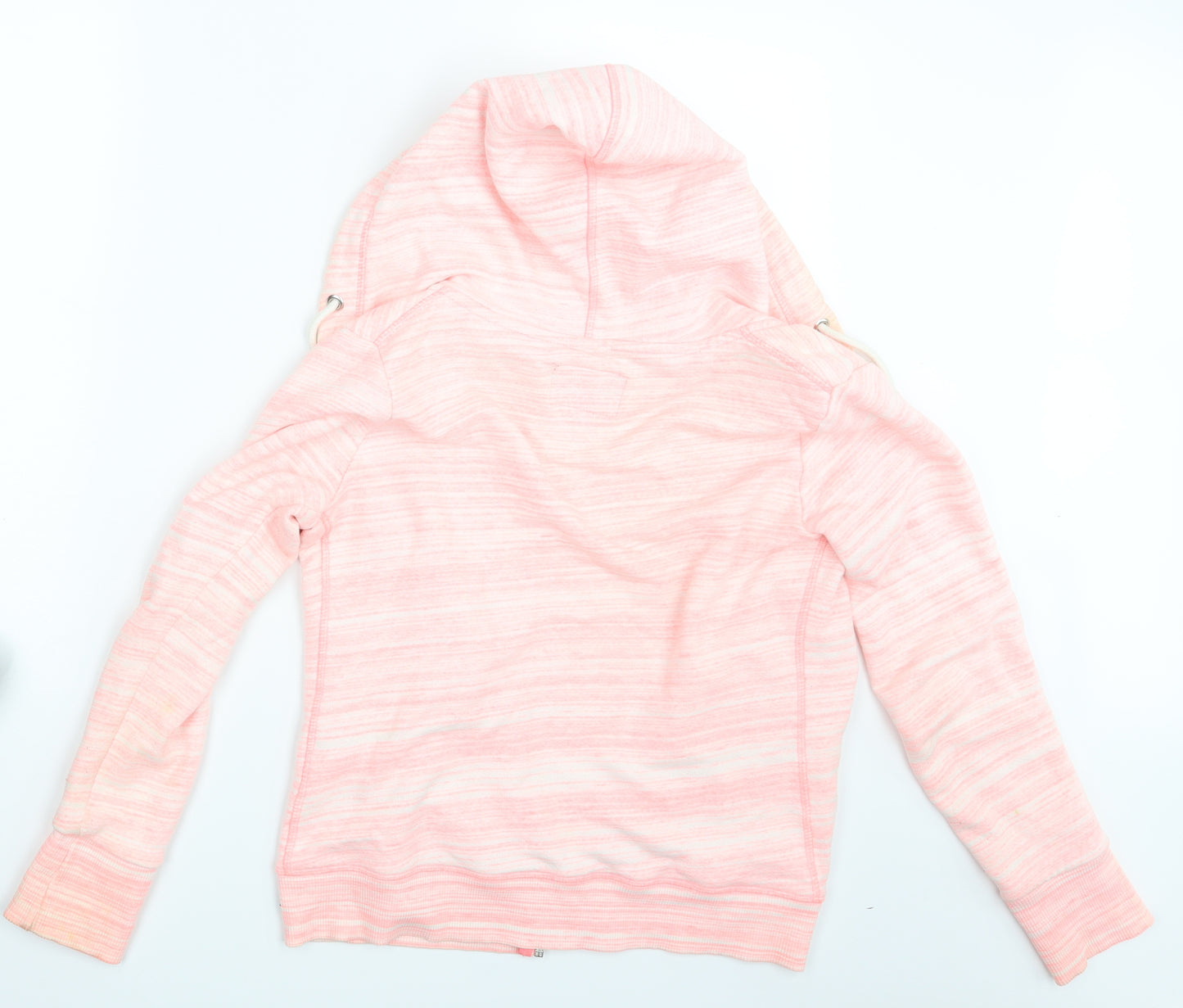 Superdry Womens Pink   Full Zip Hoodie Size S