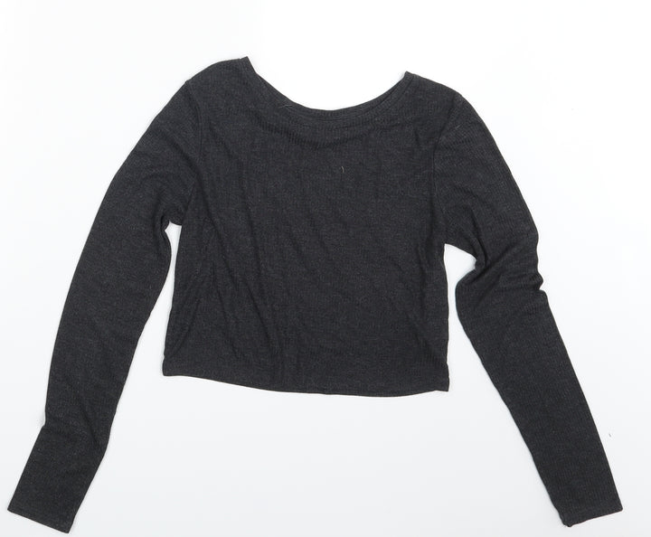 Topshop Womens Grey   Pullover Jumper Size 10