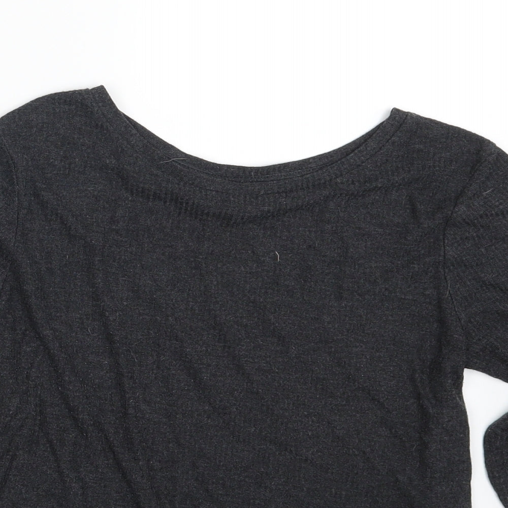 Topshop Womens Grey   Pullover Jumper Size 10