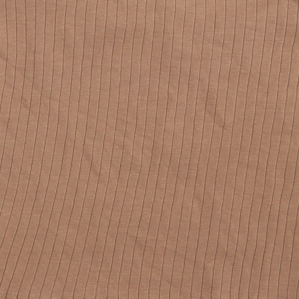 SHEIN  Womens Brown   Basic Blouse Size XS