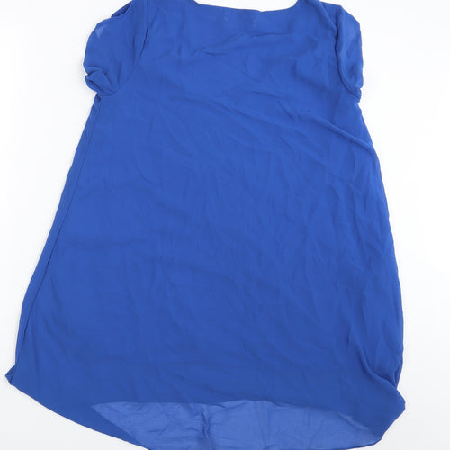 Ailaiduo Womens Blue   Basic Blouse Size L