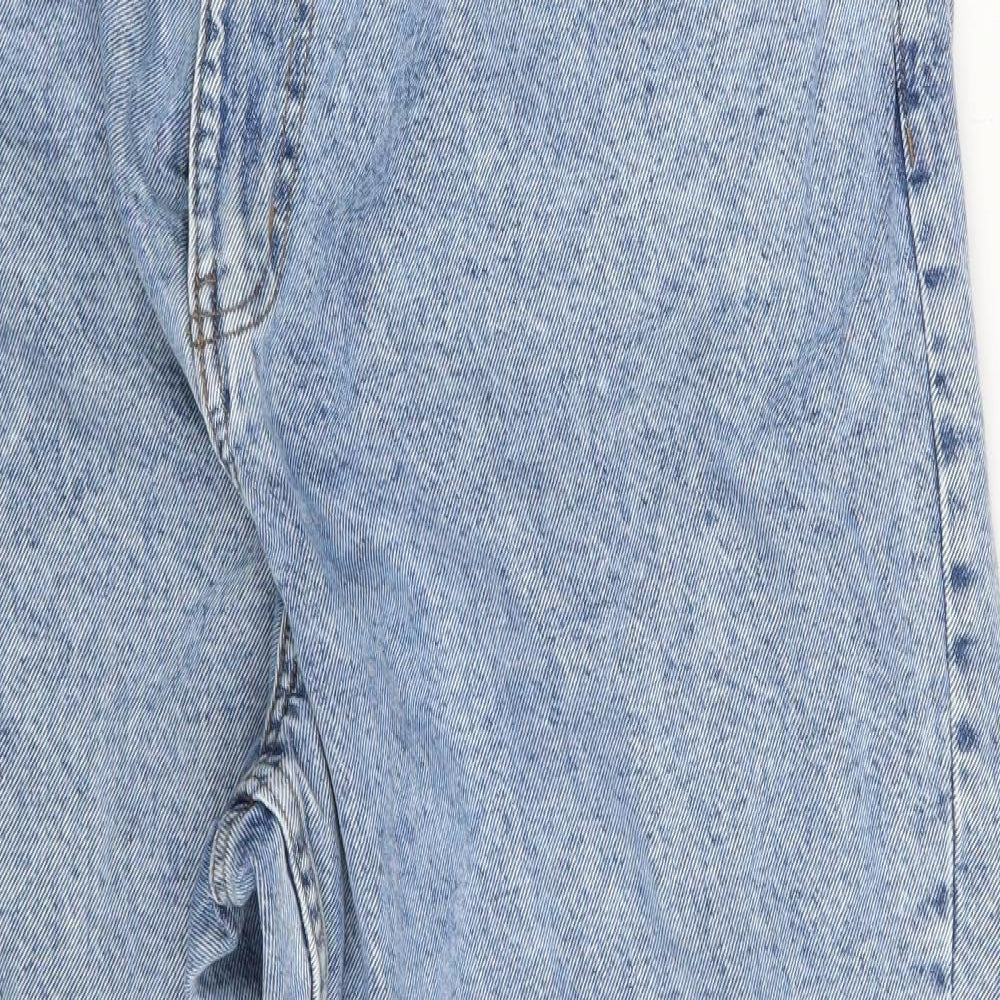 Primark Womens Blue  Denim Straight Jeans Size 18 L26 in