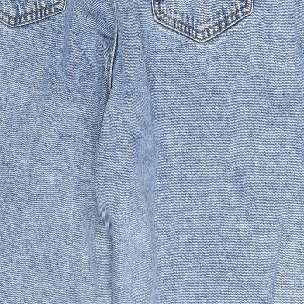 Primark Womens Blue  Denim Straight Jeans Size 18 L26 in