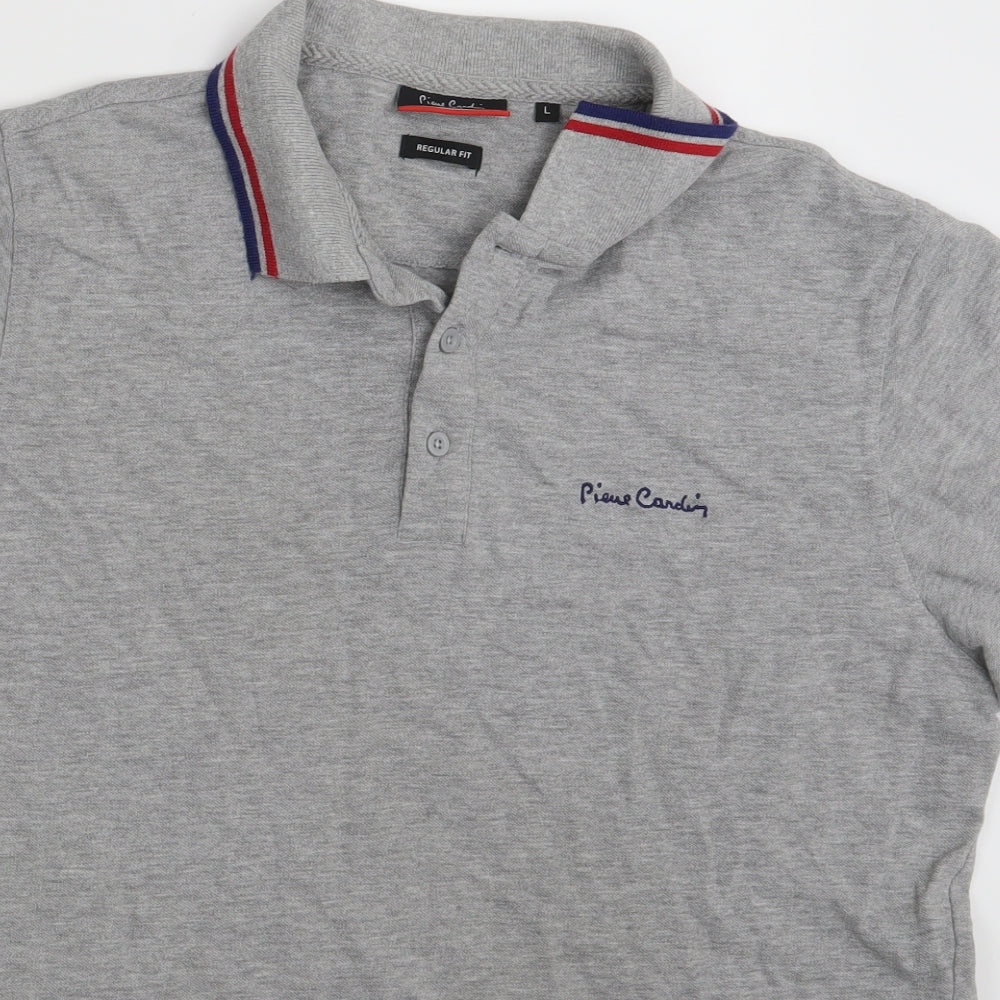 Pierre Cardin  Mens Grey    Polo Size L