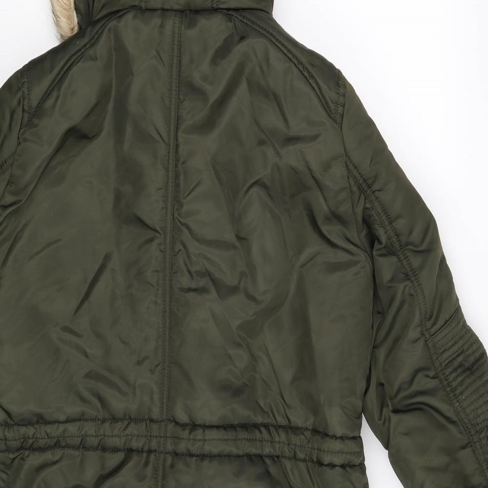 New Look Womens Green   Parka Jacket Size 16
