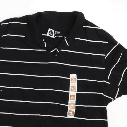 Cedar Wood State Mens Multicoloured Striped   Polo Size XL
