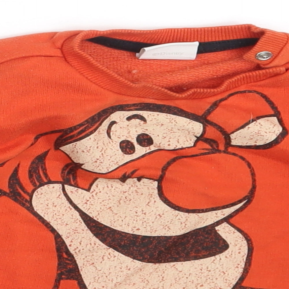 Disney  Brown   Basic T-Shirt Size 9-12 Months