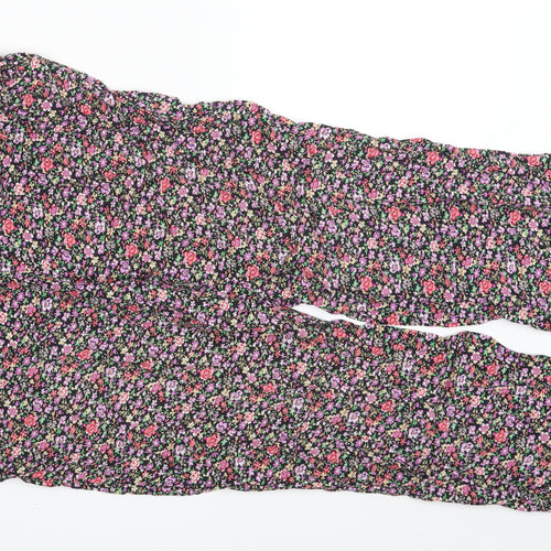 Select Womens Multicoloured Floral  Jegging Leggings Size 10 L25 in