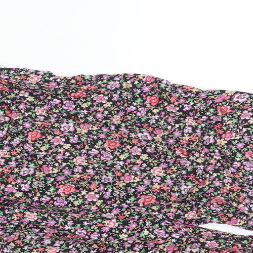 Select Womens Multicoloured Floral  Jegging Leggings Size 10 L25 in