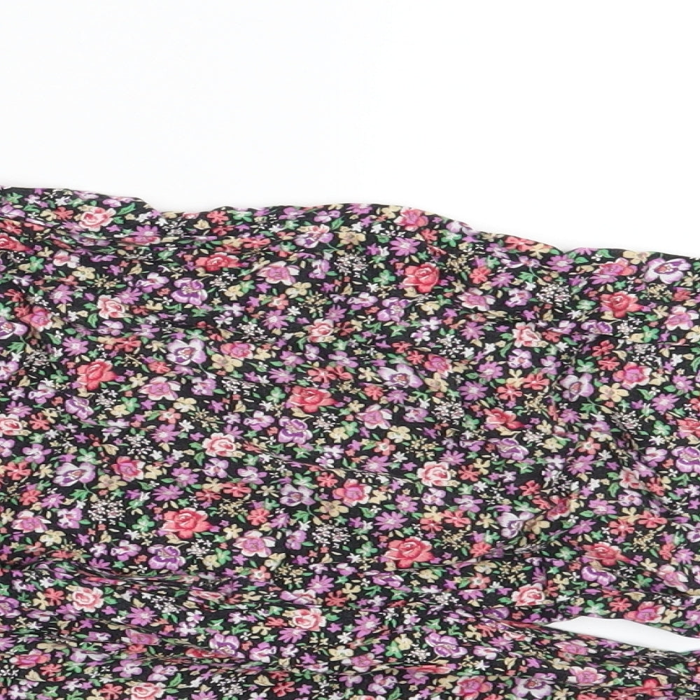 Select Womens Multicoloured Floral  Jegging Leggings Size 10 L25 in