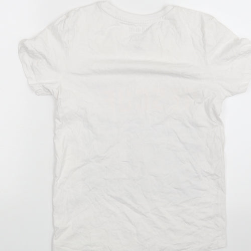 Nutmeg Boys White   Basic T-Shirt Size 11-12 Years