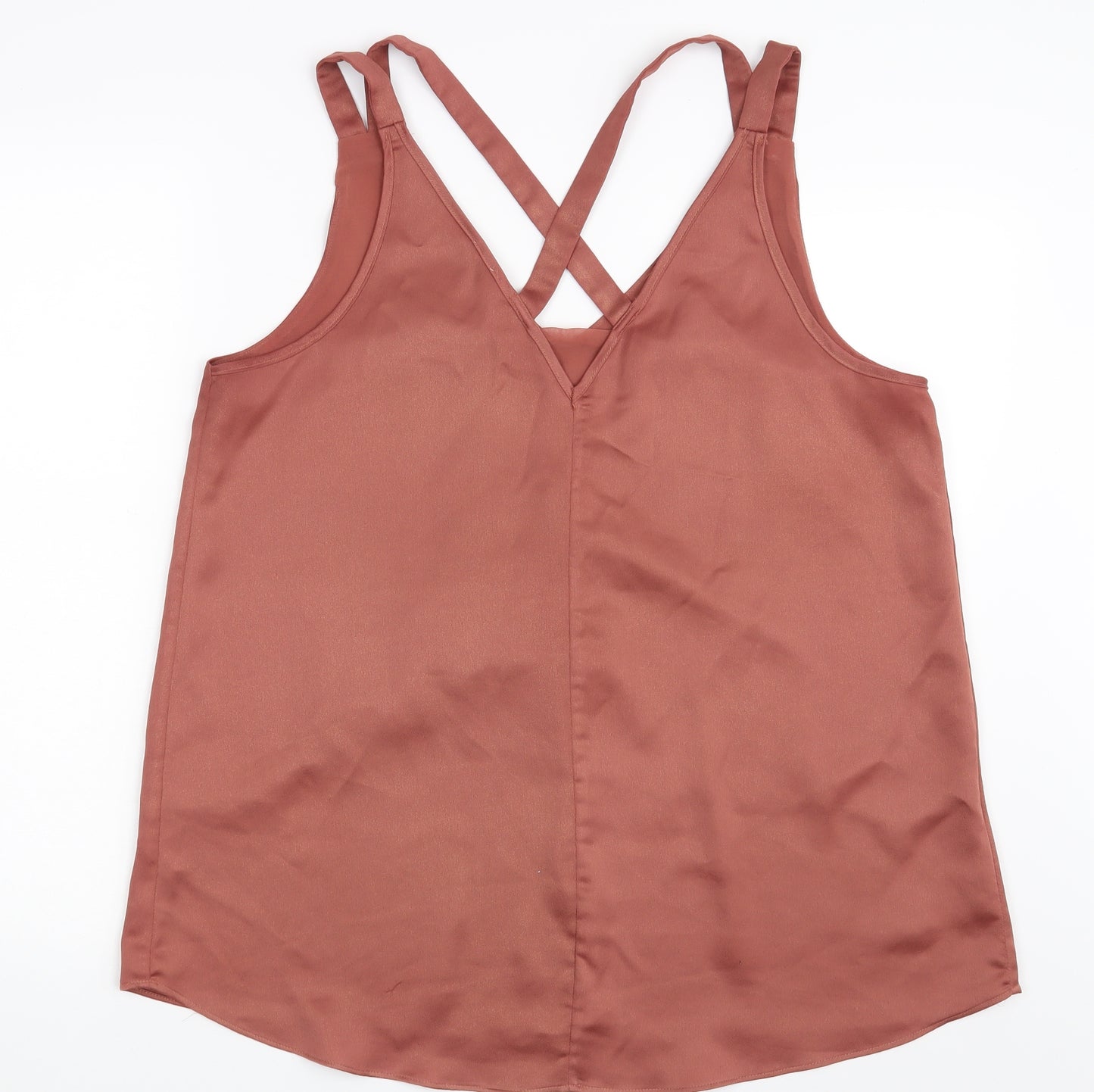 River Island Womens Brown   Camisole Blouse Size 16