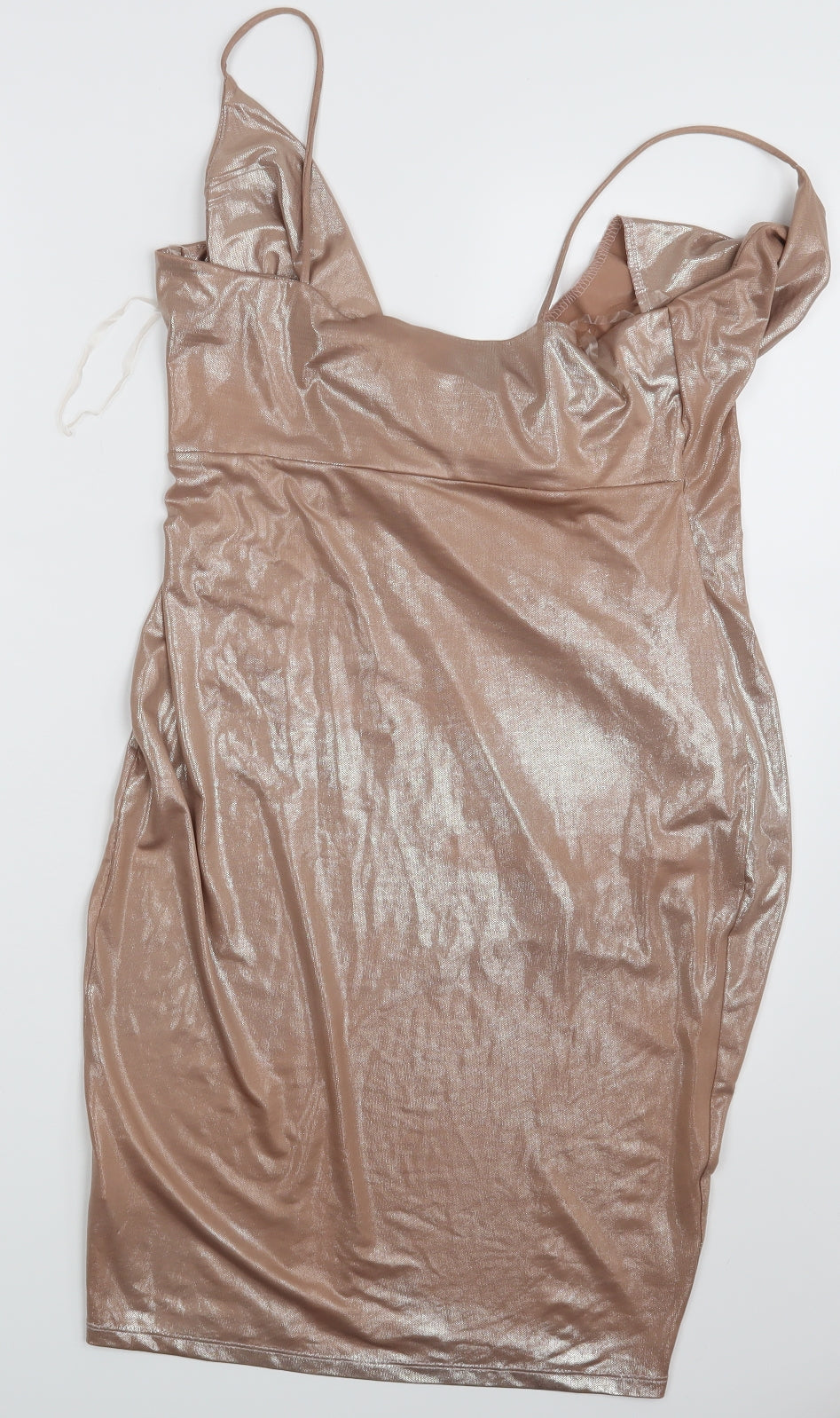River Island Womens Gold   Pencil Dress  Size 10
