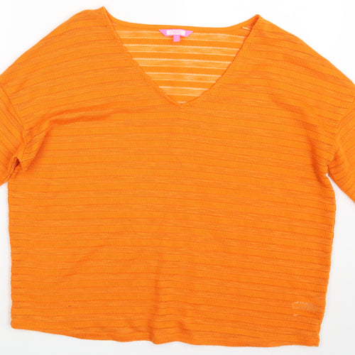 NEXT Womens Orange   Pullover Jumper Size 12