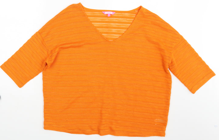 NEXT Womens Orange   Pullover Jumper Size 12