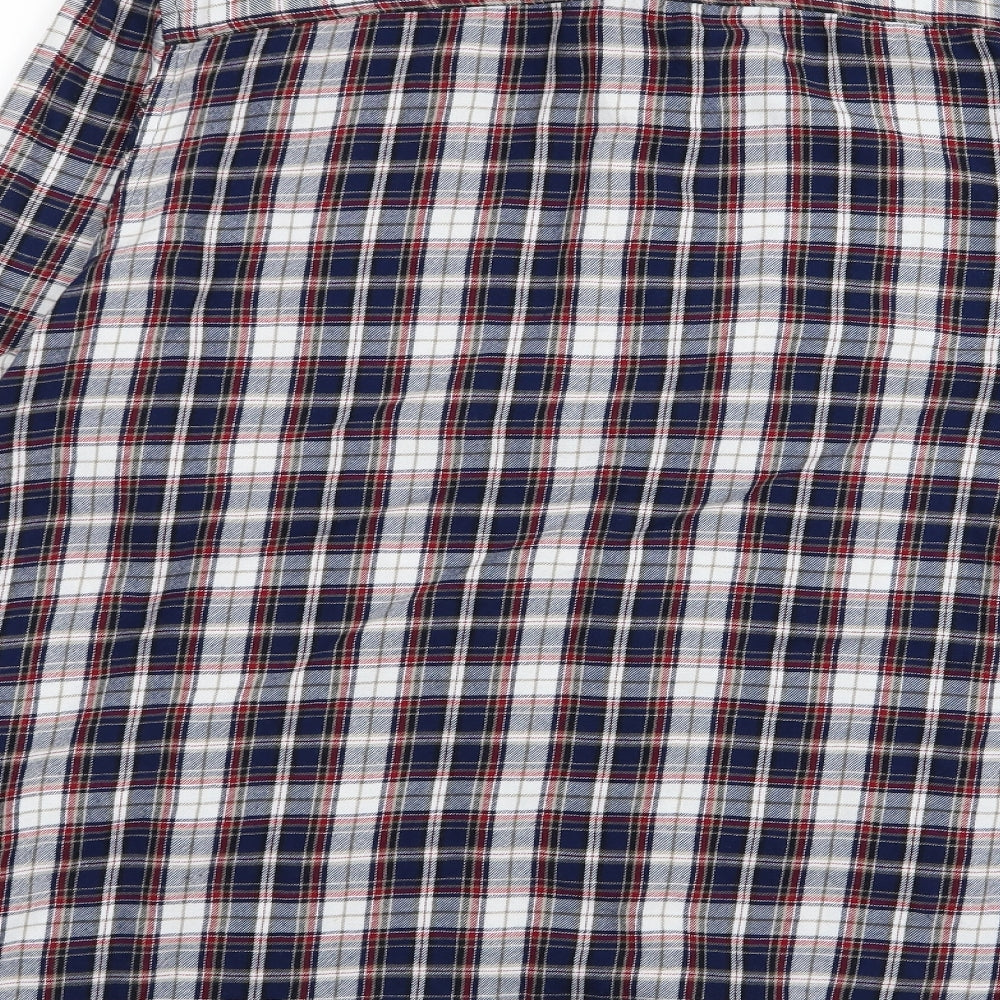 burton menswear Mens Multicoloured Check   Button-Up Size L