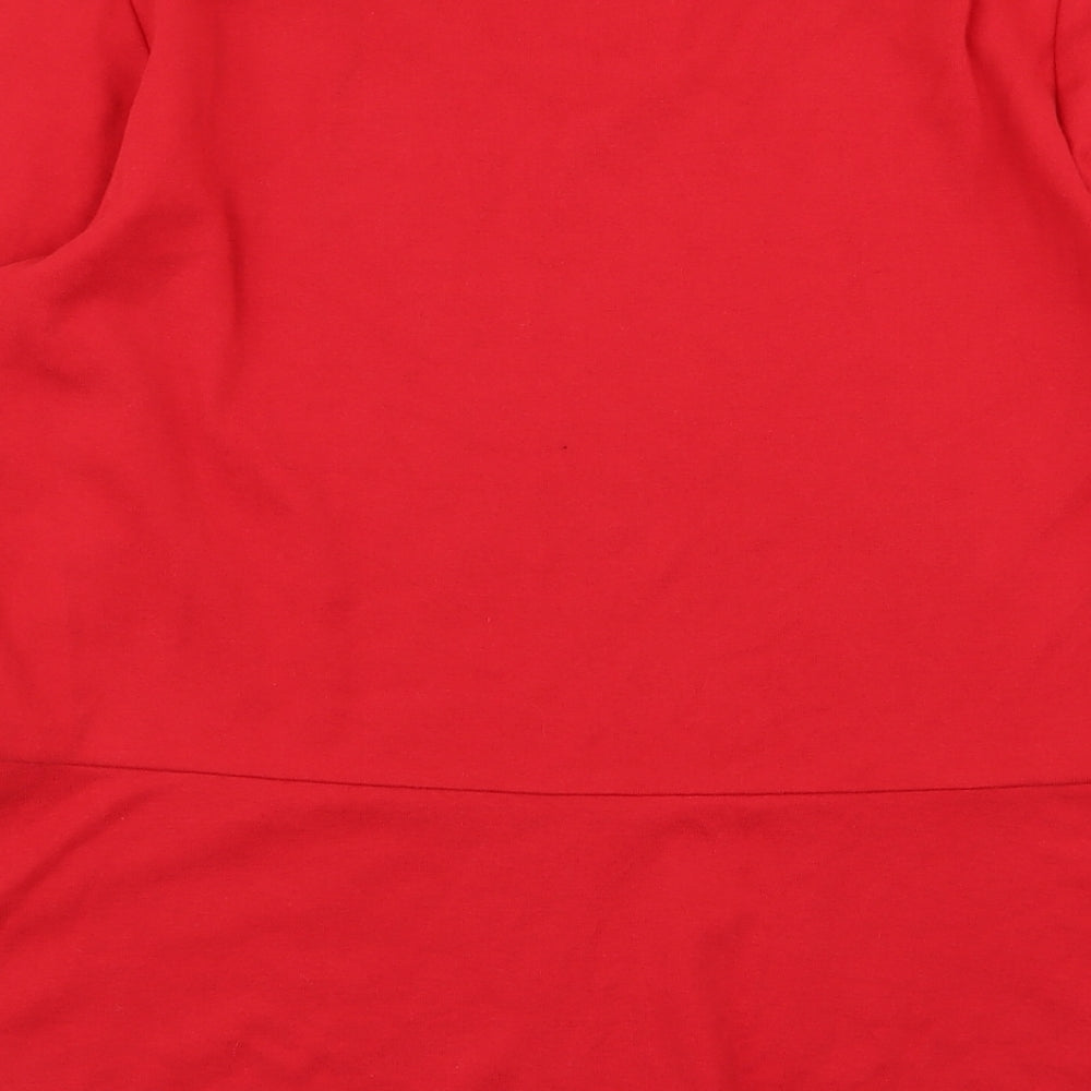 EAST Womens Red   Basic T-Shirt Size L
