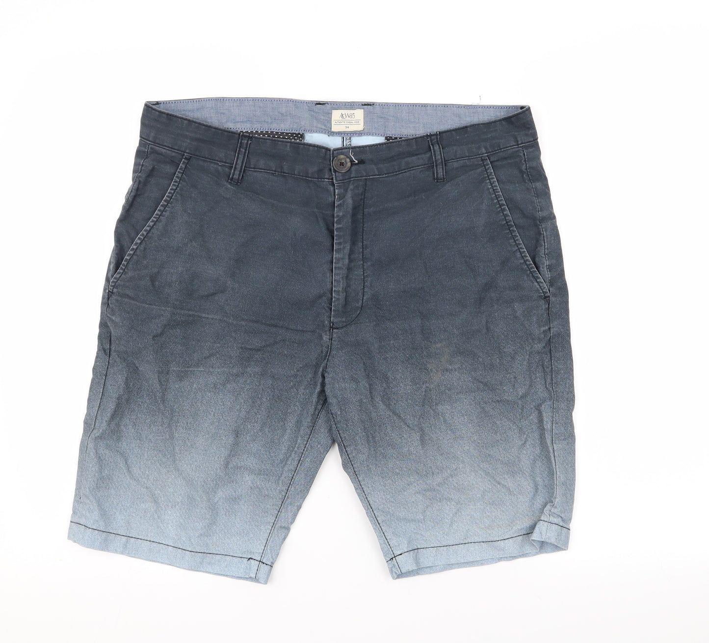 acw58 Mens Multicoloured   Chino Shorts Size 34 in