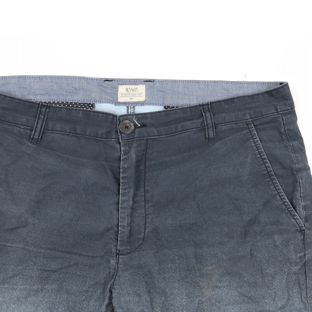 acw58 Mens Multicoloured   Chino Shorts Size 34 in