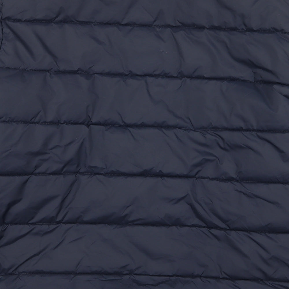 F&F Mens Blue   Puffer Jacket Coat Size L