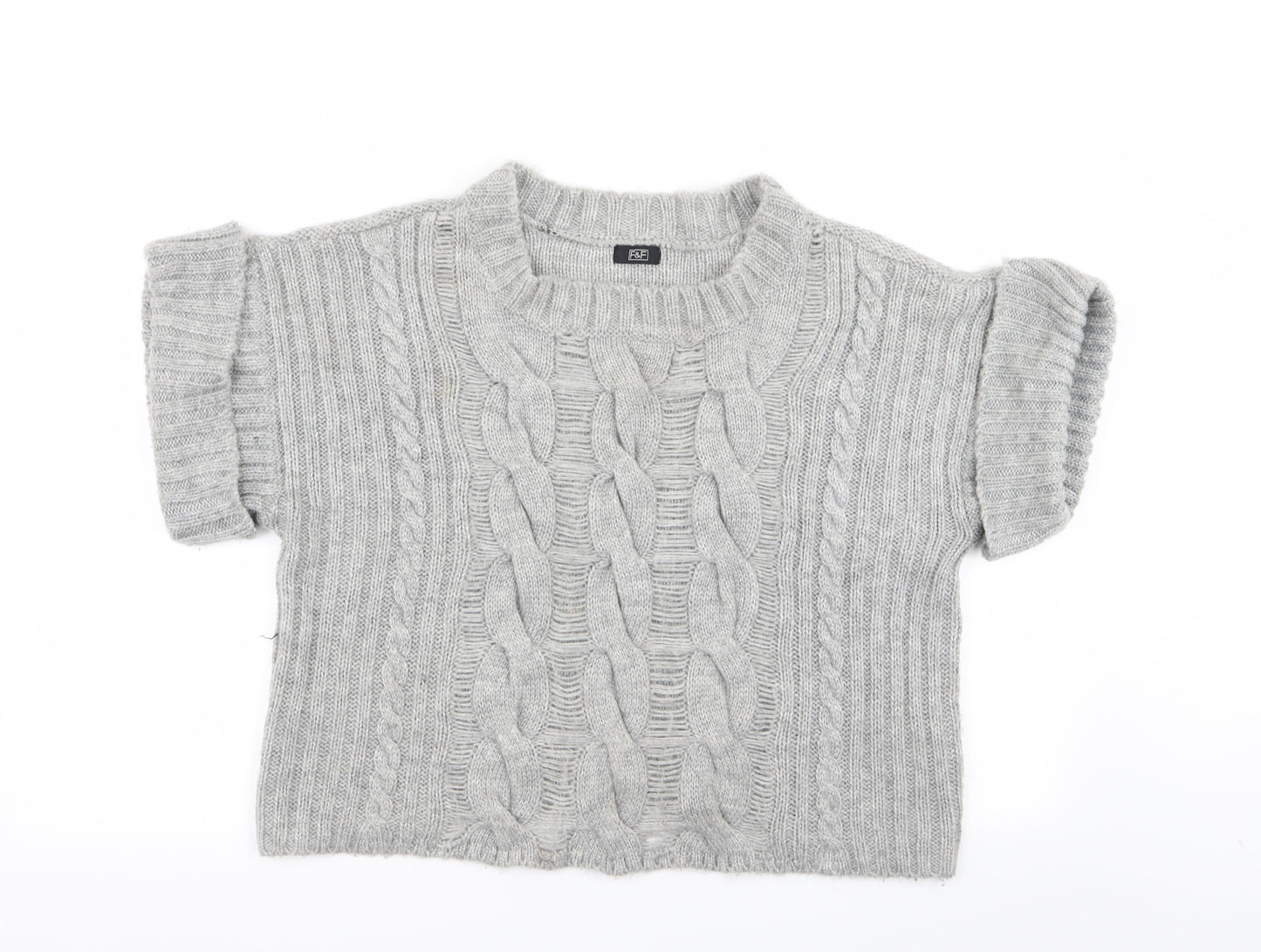 F&F Womens Grey   Pullover Jumper Size 14