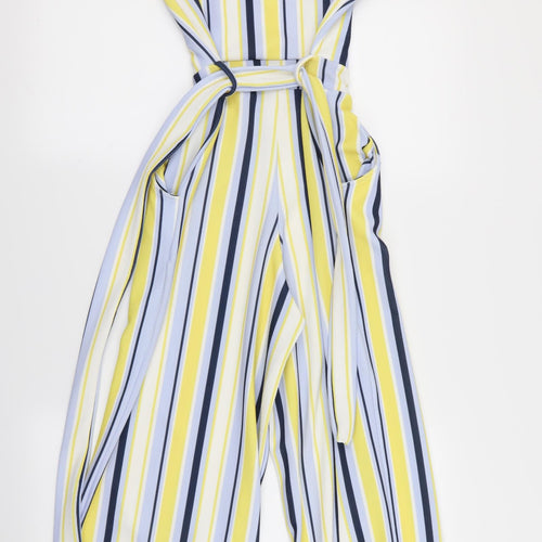 Quiz Womens Multicoloured Striped  Jumpsuit One-Piece Size 6