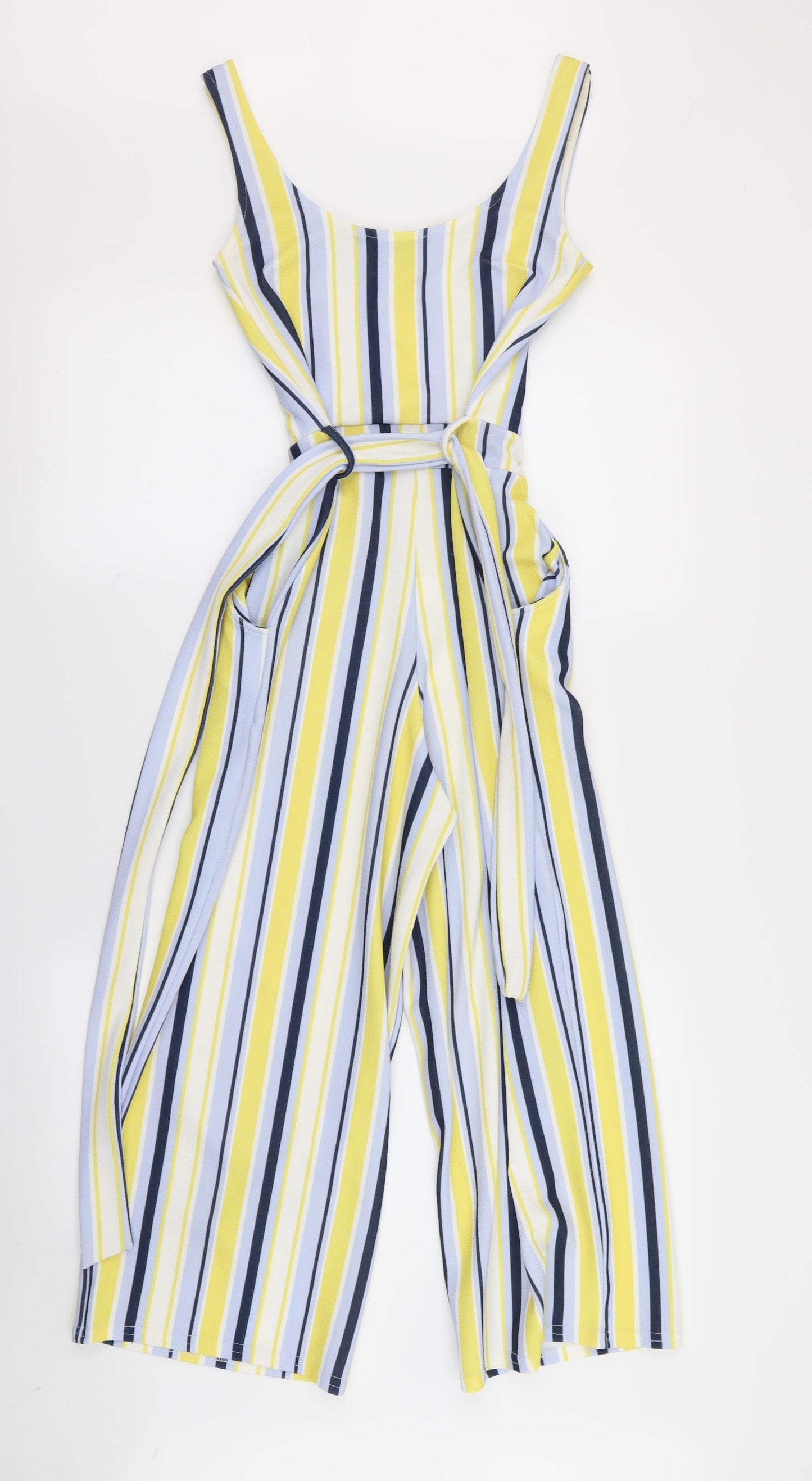 Quiz Womens Multicoloured Striped  Jumpsuit One-Piece Size 6
