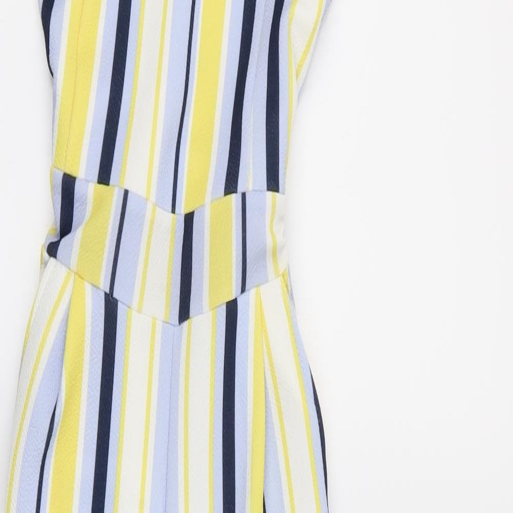 Quiz Womens Multicoloured Striped  Jumpsuit One-Piece Size 6