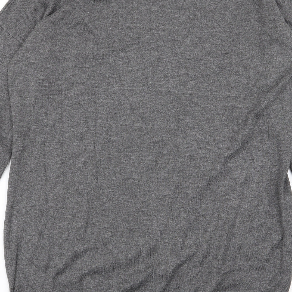 Wallis Womens Grey Geometric  Jumper Dress  Size S