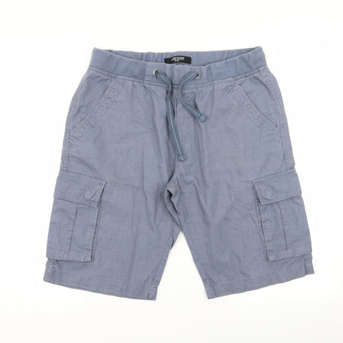 denim and co Mens Blue   Cargo Shorts Size 32 in
