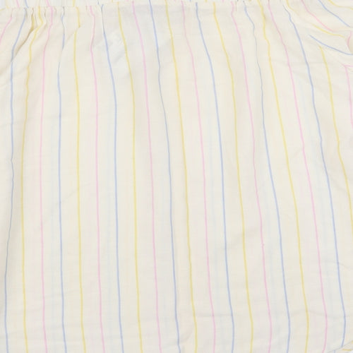 actuel Womens Multicoloured Striped  Basic Blouse Size M
