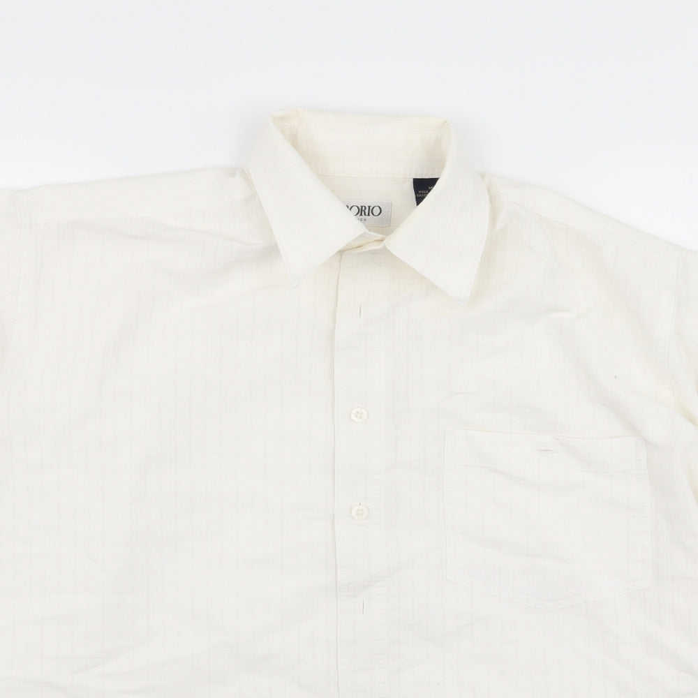emporio classics Mens White    Dress Shirt Size M