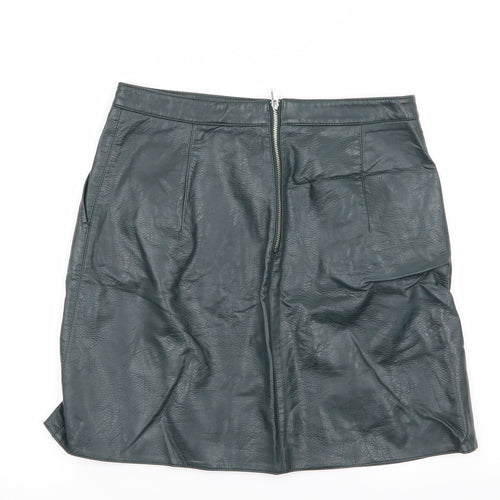 Zara Womens Green   Mini Skirt Size M