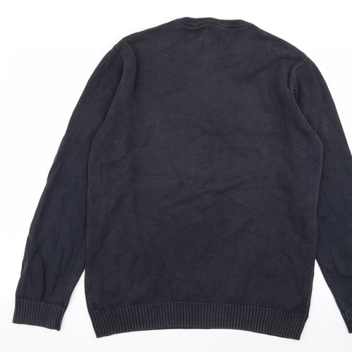 atlntic bay Mens Grey   Pullover Jumper Size M
