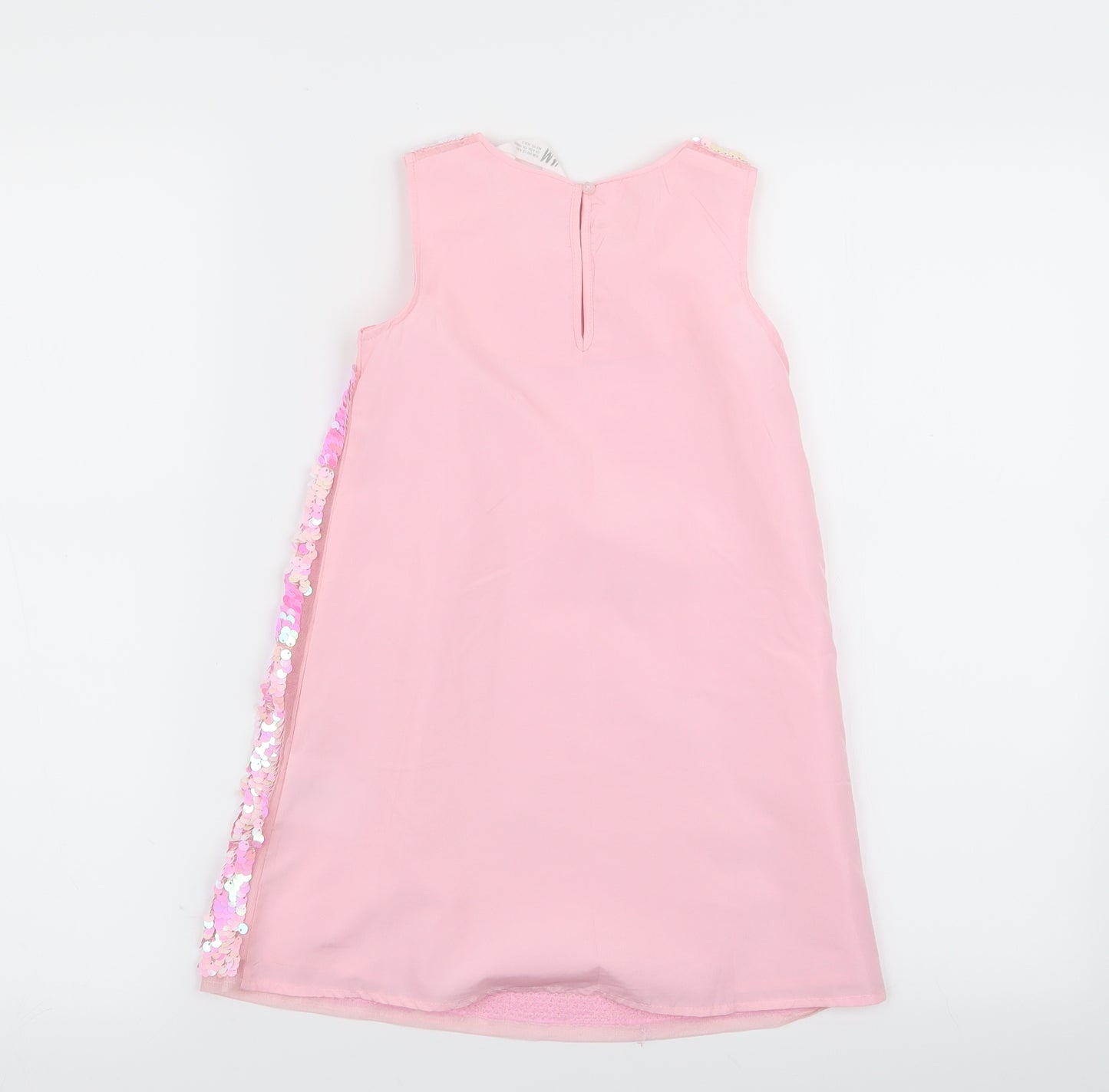 H&M Girls Pink   A-Line  Size 4-5 Years  - Sequins all over