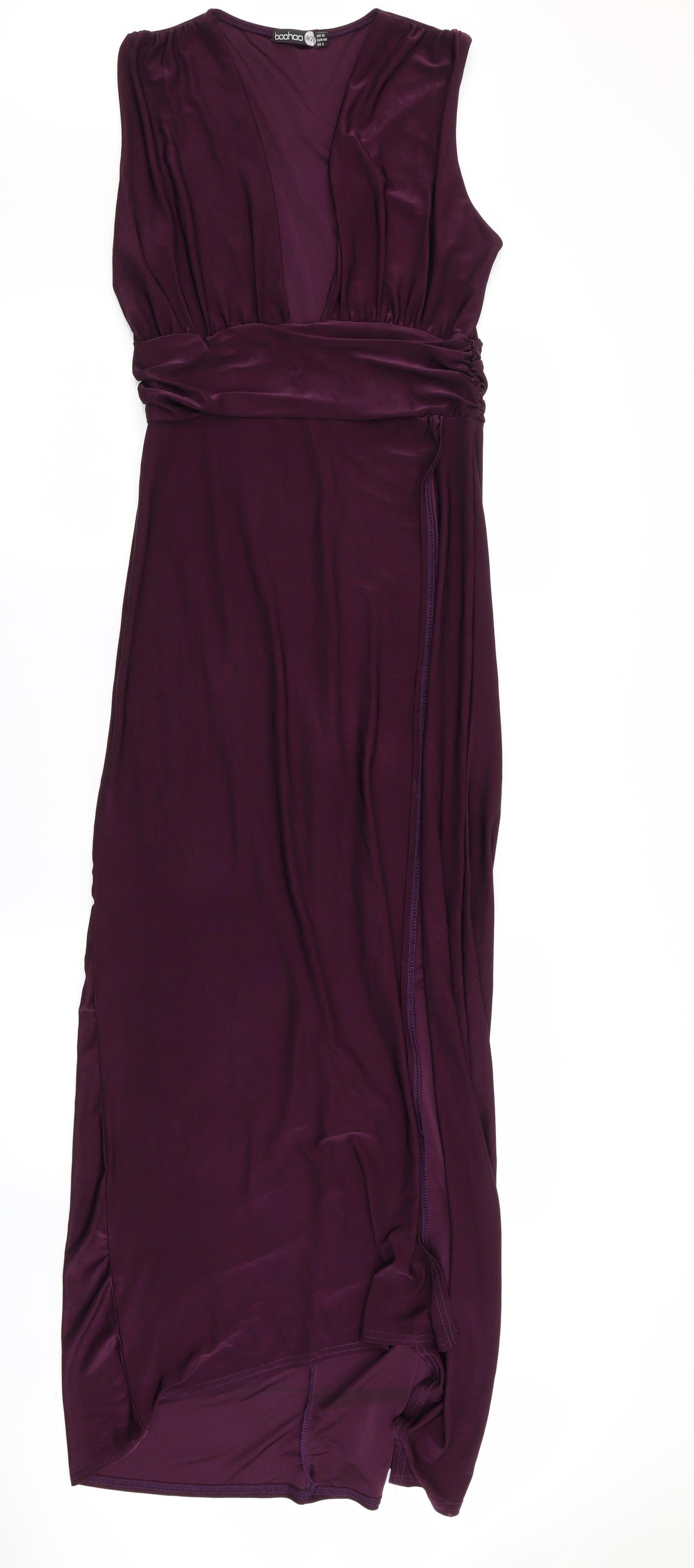Boohoo Womens Purple   A-Line  Size 12