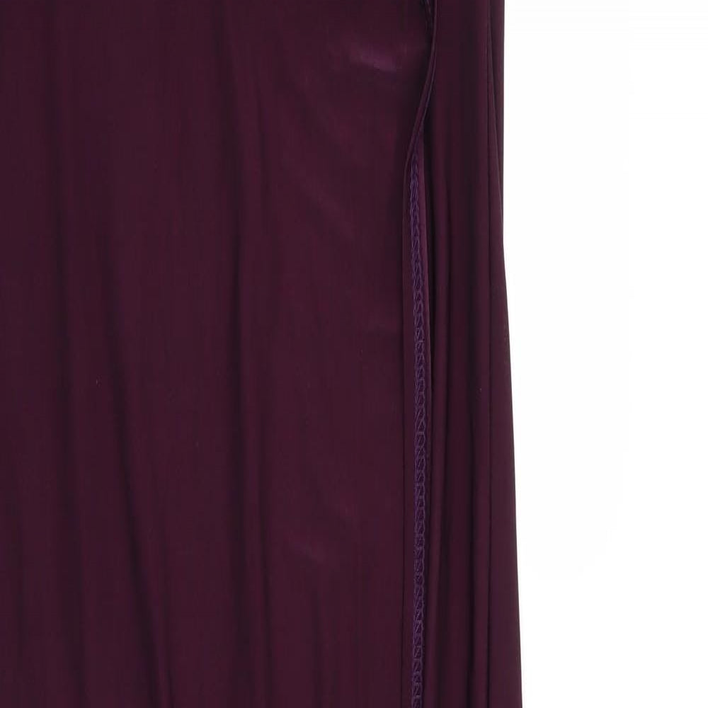Boohoo Womens Purple   A-Line  Size 12